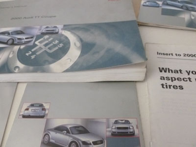 2000 Audi TT Mk1 / 8N - Owner's Manuals w/ Case6